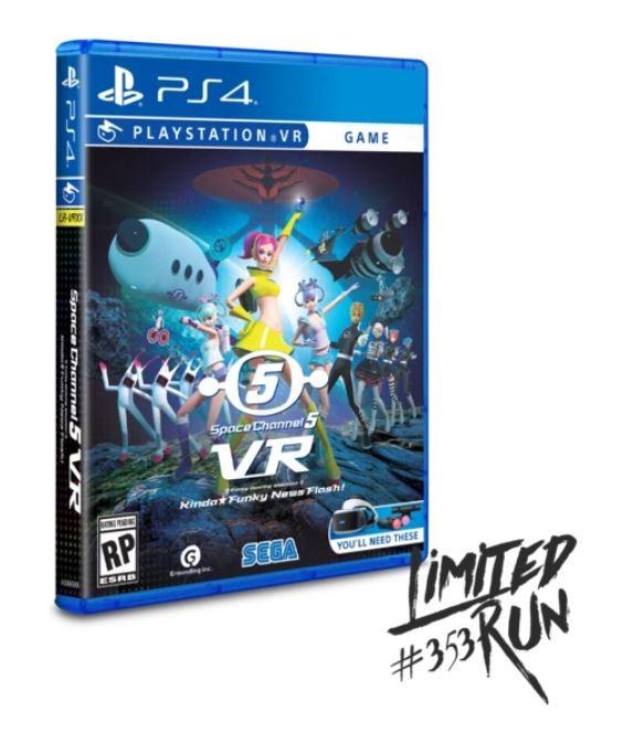 Portada de Space Channel 5 VR para PS4 (NTSC USA)