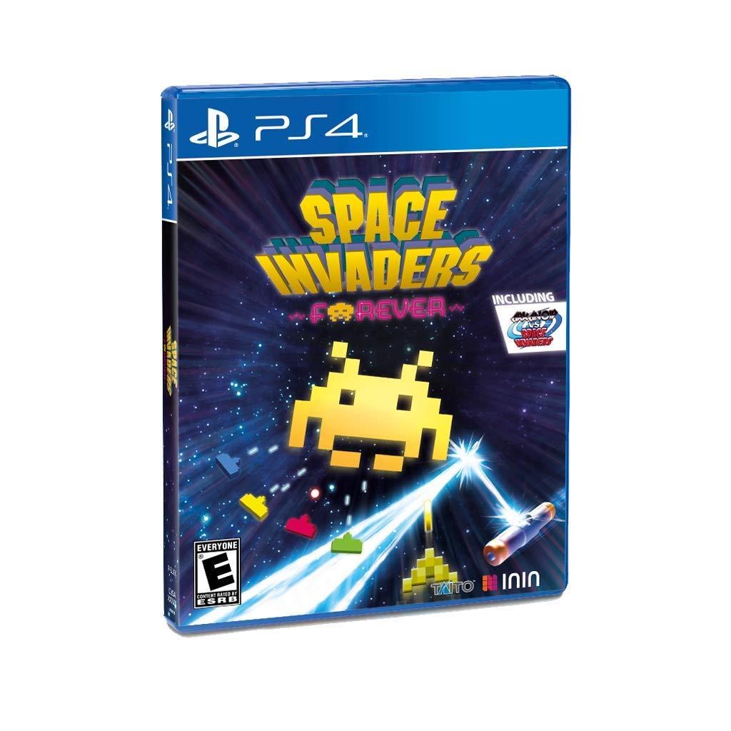 Portada de Space Invaders Forever para PS4 (NTSC USA)