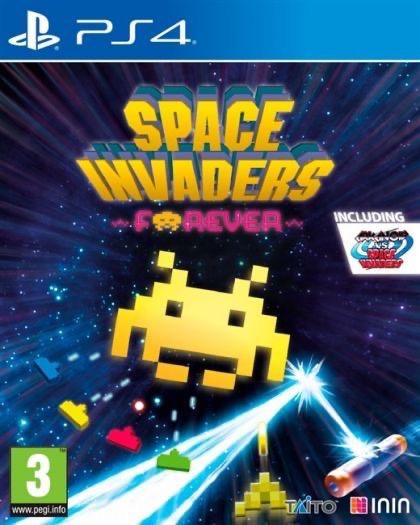 Portada de Space Invaders Forever para PS4 (PAL España)