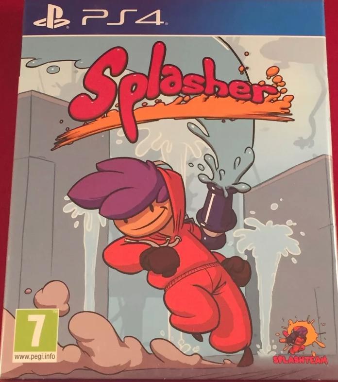 Portada de Splasher para PS4 (PAL España)