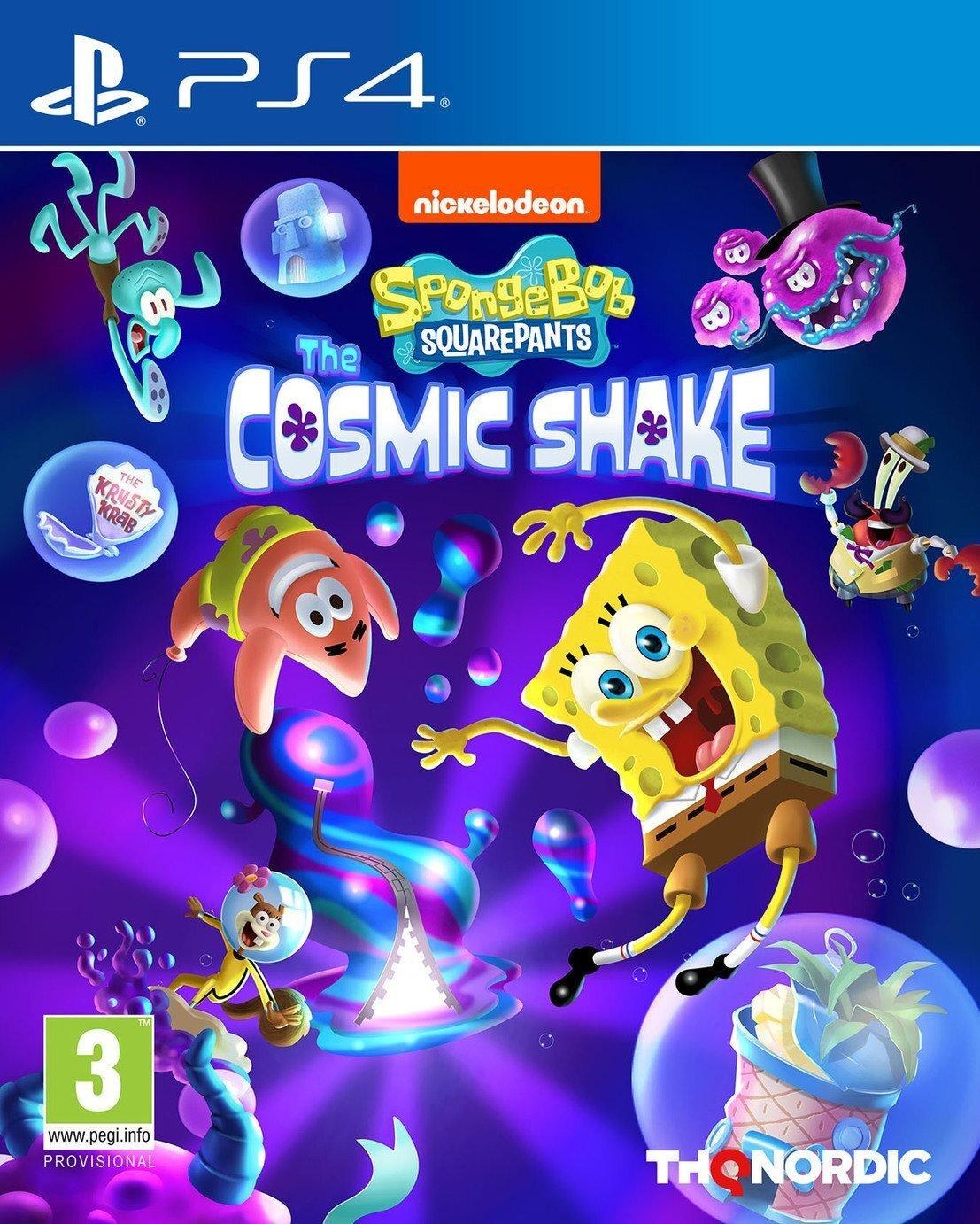 Portada de Spongebob Squarepants: The Cosmic Shake para PS4 (PAL España)