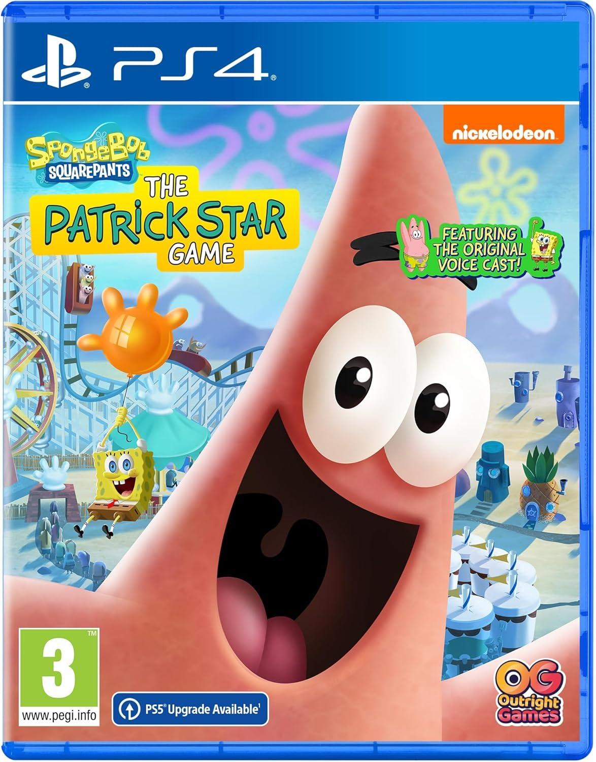 Portada de SpongeBob SquarePants: The Patrick Star Game para PS4 (PAL España)