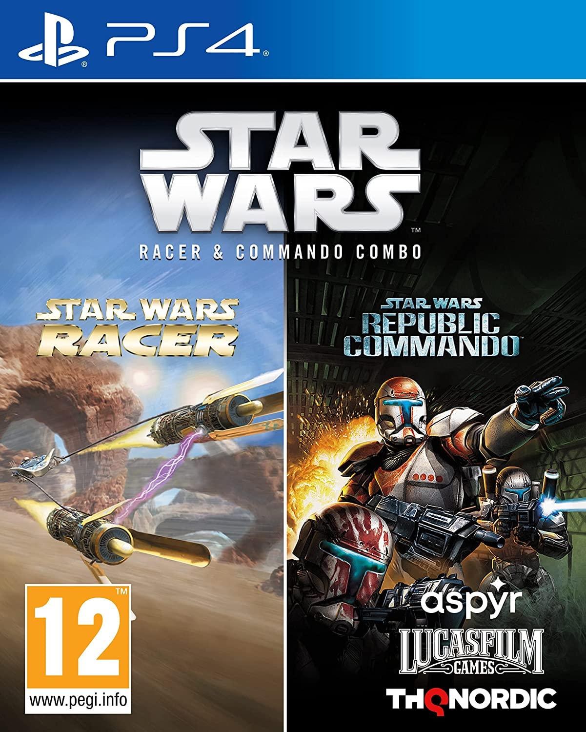Portada de Star Wars Racer and Commando Combo para PS4 (PAL España)