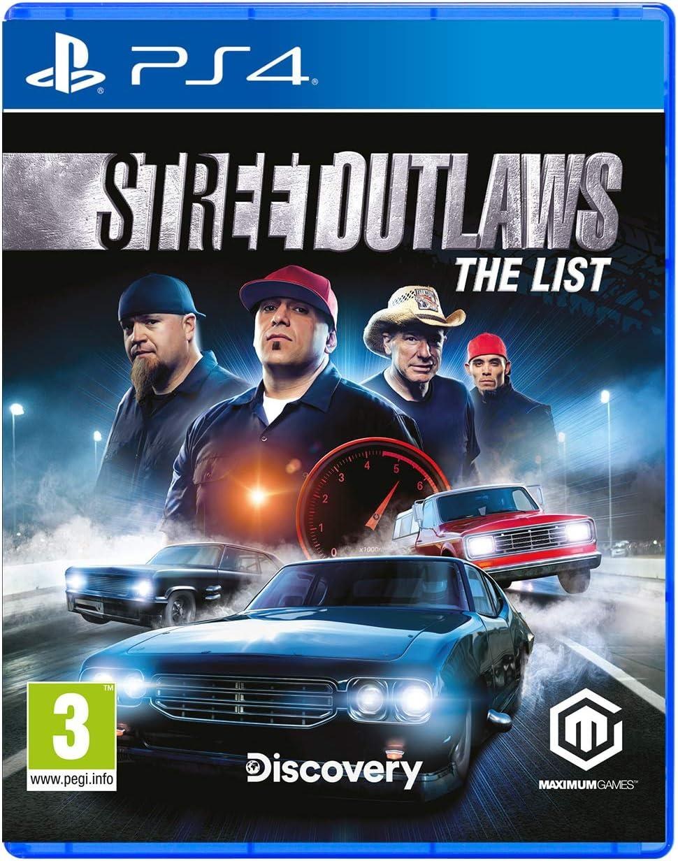 Portada de Street Outlaws: The List para PS4 (PAL España)