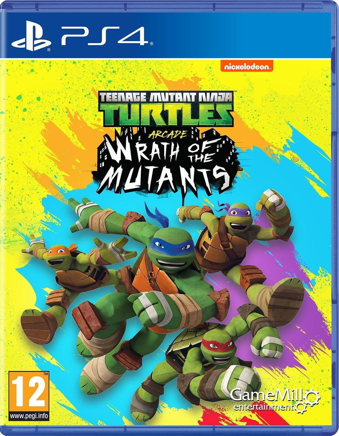 Portada de Teenage Mutant Ninja Turtles Arcade: Wrath Of The Mutants para PS4 (PAL España)
