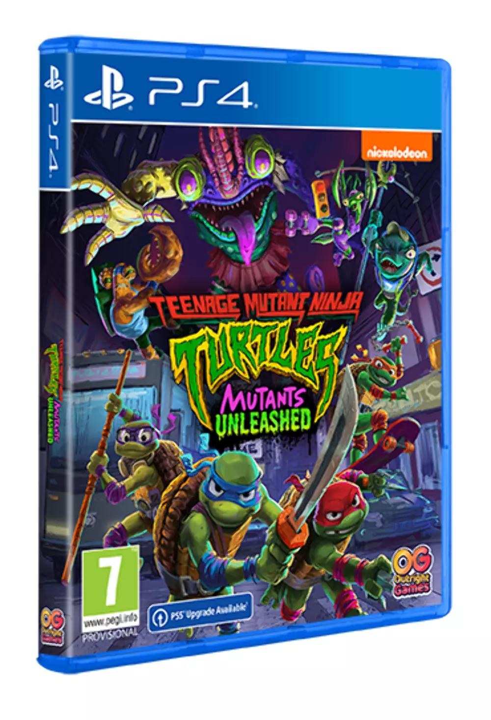 Portada de Teenage Mutant Ninja Turtles: Mutants Unleashed para PS4 (PAL España)