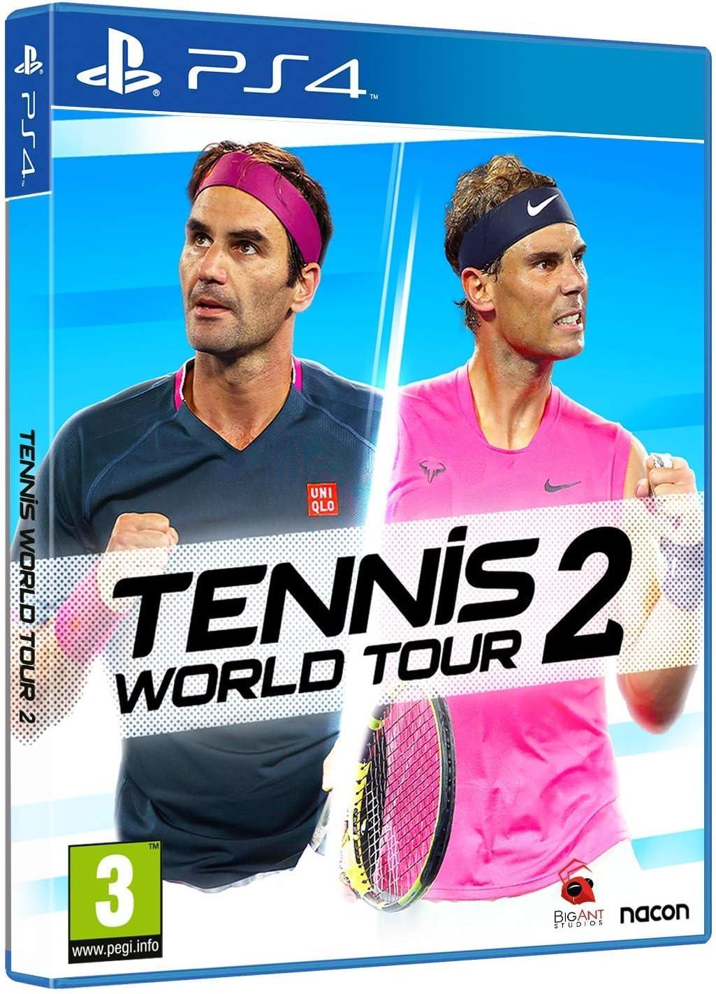 Portada de Tennis World Tour 2 para PS4 (PAL España)