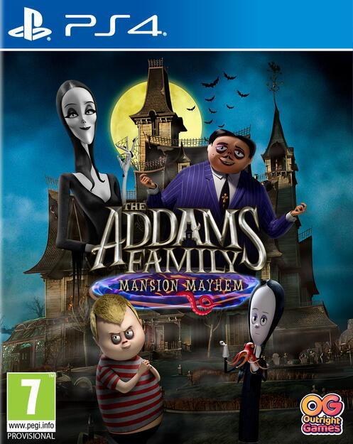 Portada de The Addams Family: Mansion Mayhem para PS4 (PAL España)