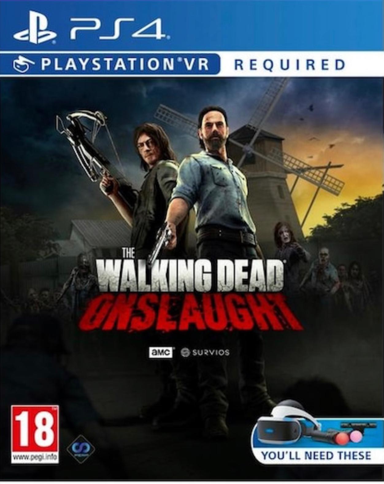 Portada de The Walking Dead Onslaught para PS4 (PAL España)
