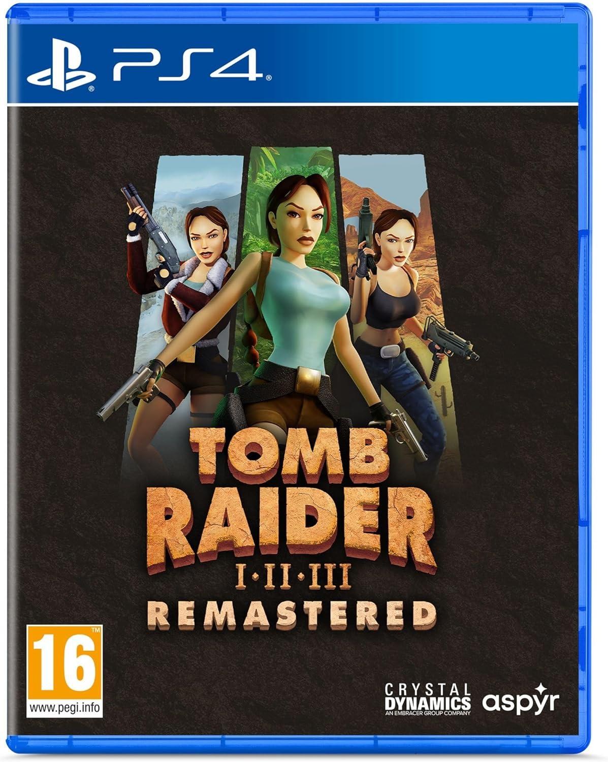 Portada de Tomb Raider I-III Remastered para PS4 (PAL España)