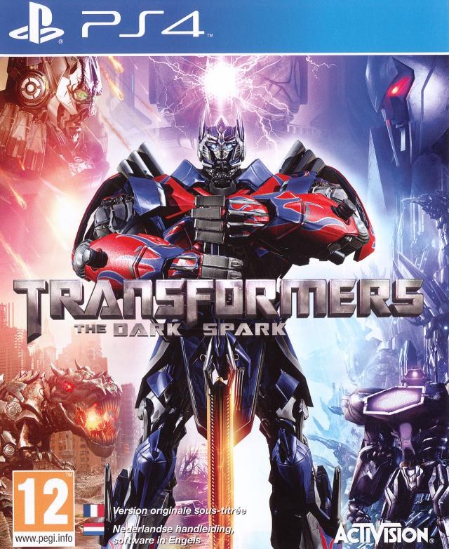 Portada de Transformers Rise of the Dark Spark para PS4 (PAL España)