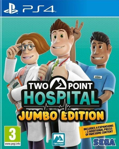 Portada de Two Point Hospital para PS4 (PAL España)