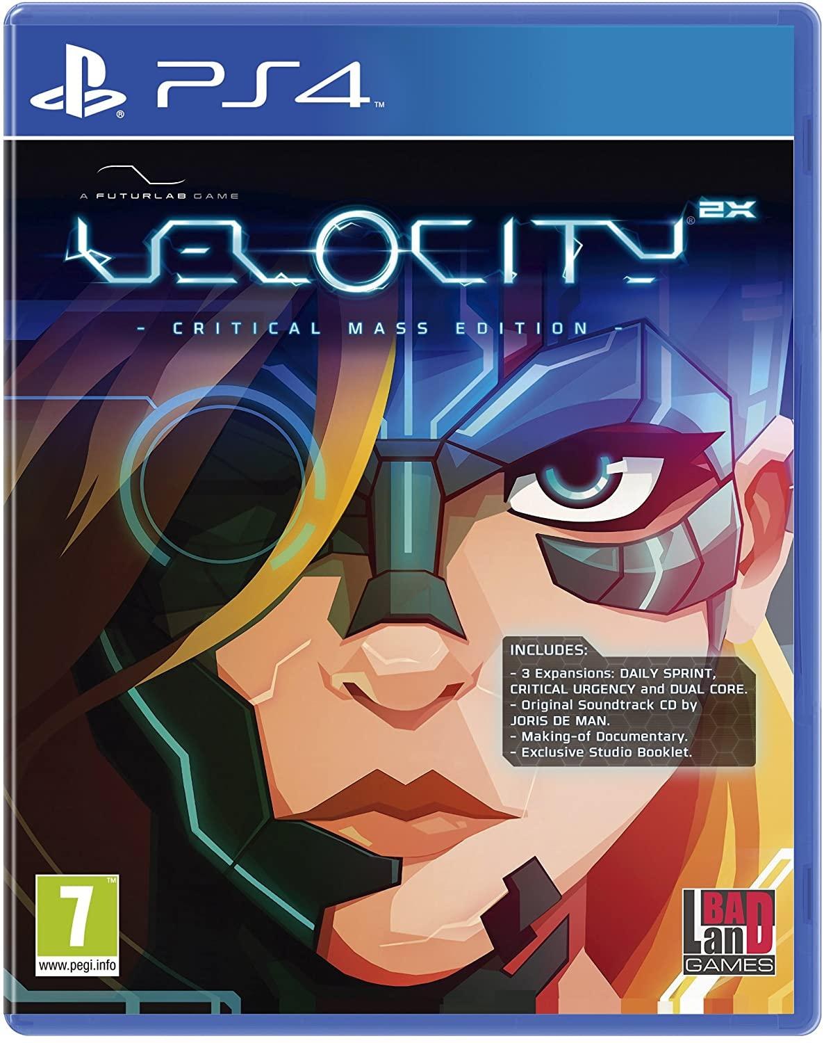 Portada de Velocity 2X Critical Mass Edition para PS4 (PAL España)