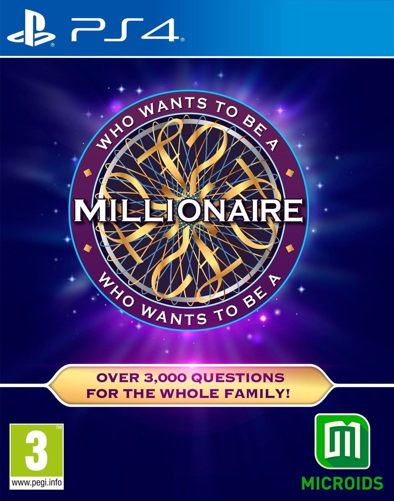 Portada de Who Wants To Be A Millionaire para PS4 (PAL España)