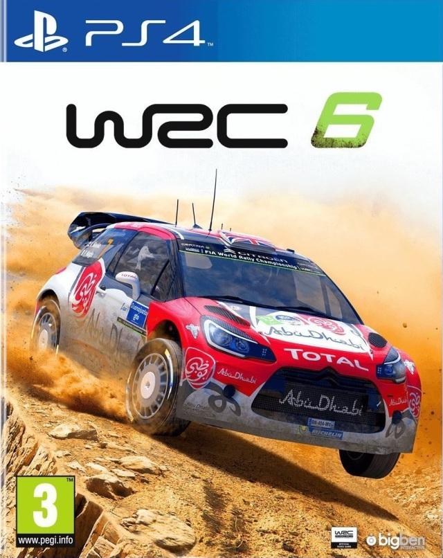 Portada de WRC 6 para PS4 (PAL España)