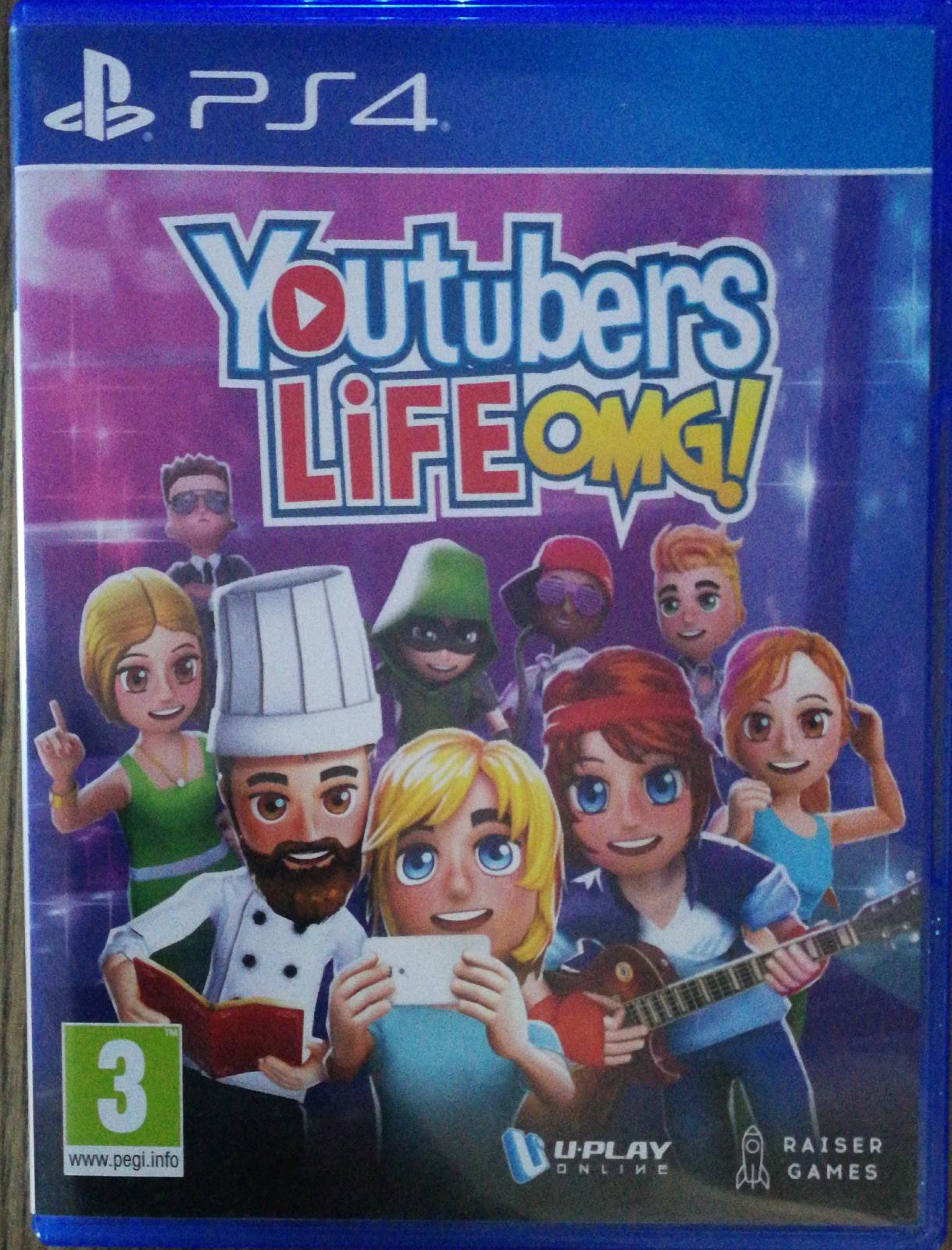 Portada de Youtubers Life OMG para PS4 (PAL España)
