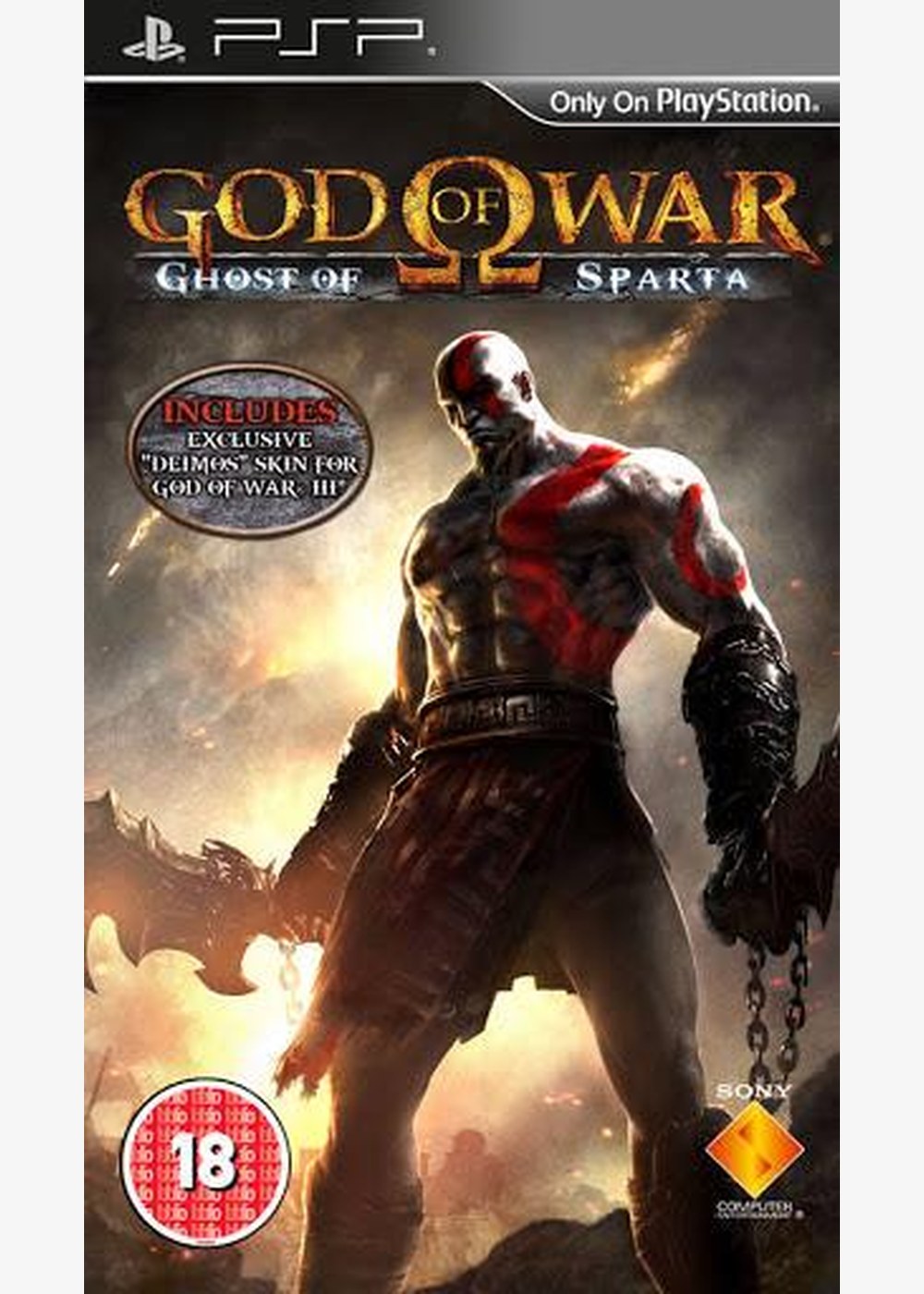 Portada de God of War: Ghost of Sparta Estándar para PSP (ES)
