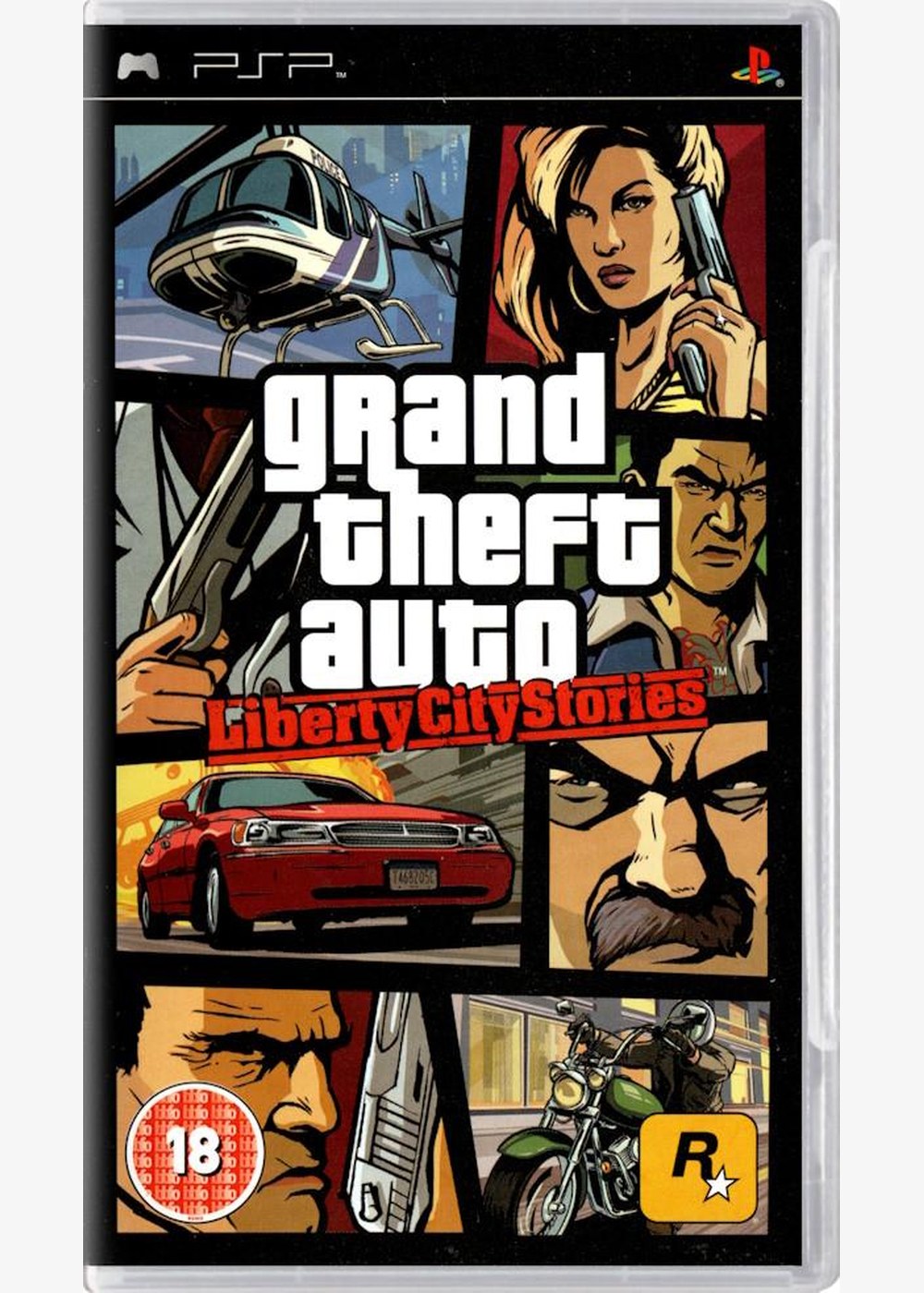 Portada de Grand Theft Auto Liberty City Stories Estándar para PSP (ES)
