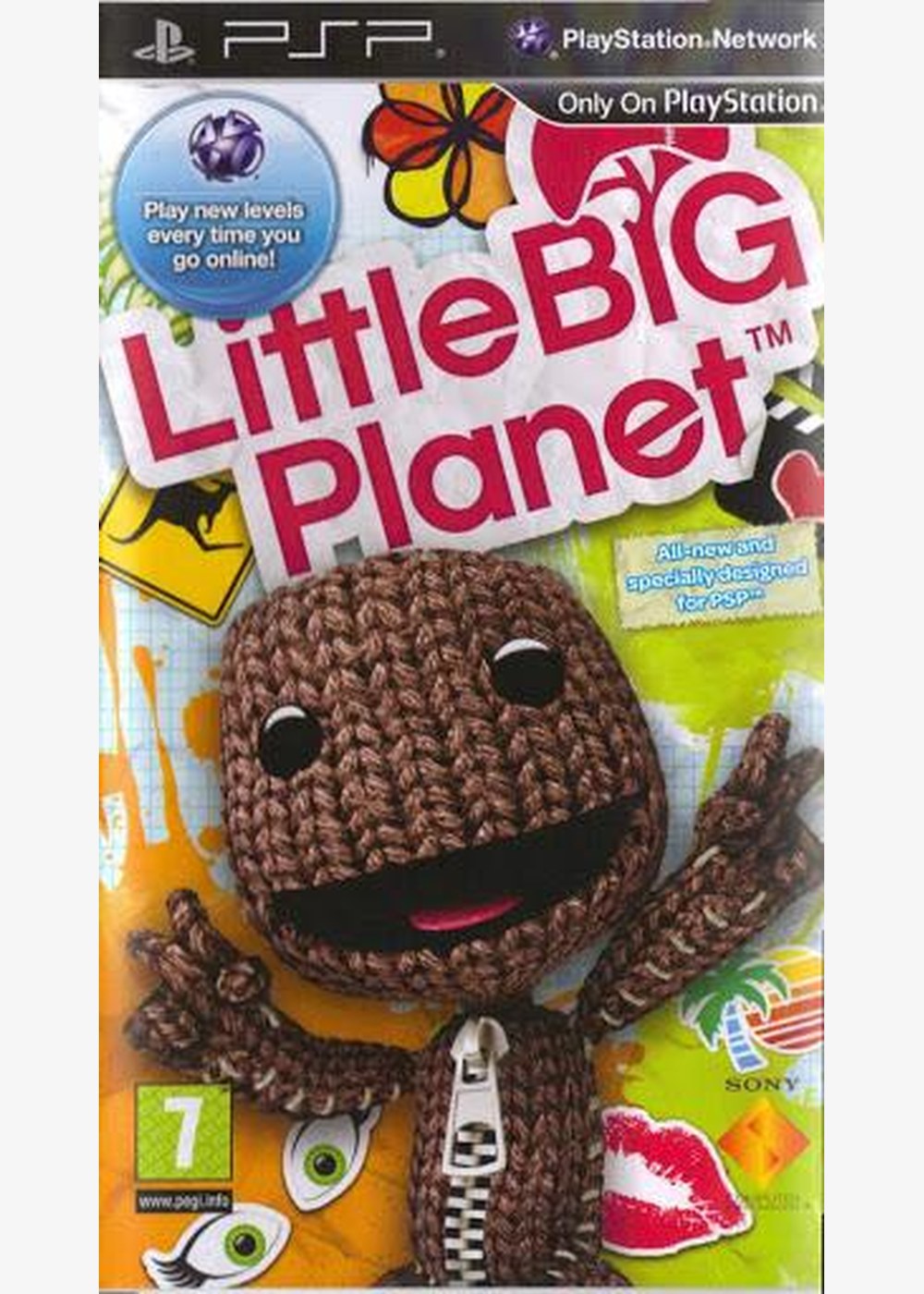 Portada de LittleBigPlanet Estándar para PSP (ES)