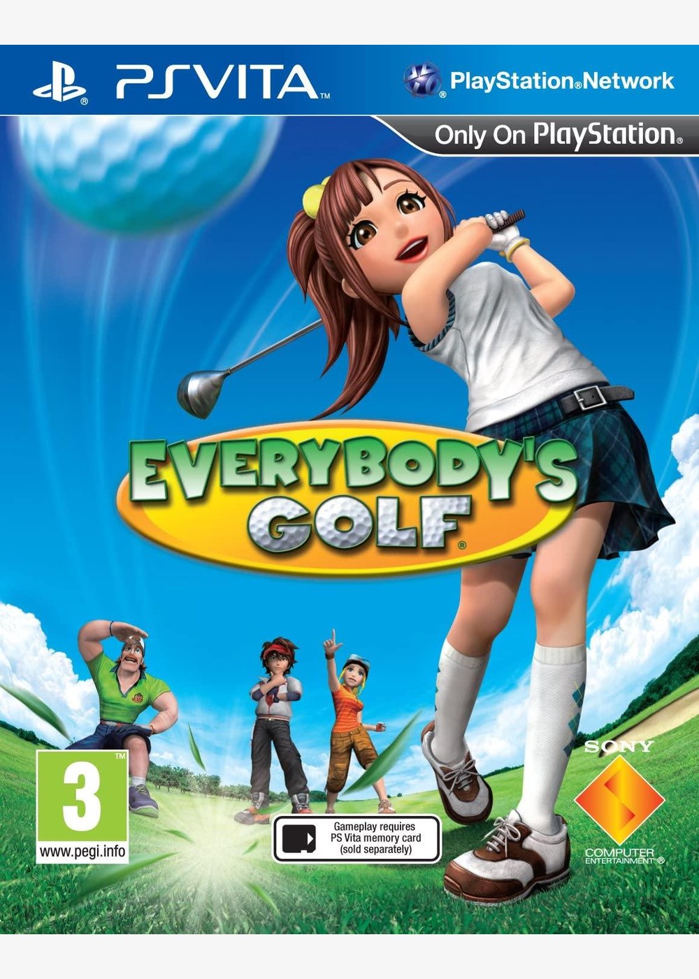 Portada de Everybody's Golf Estándar para PS Vita (ES)