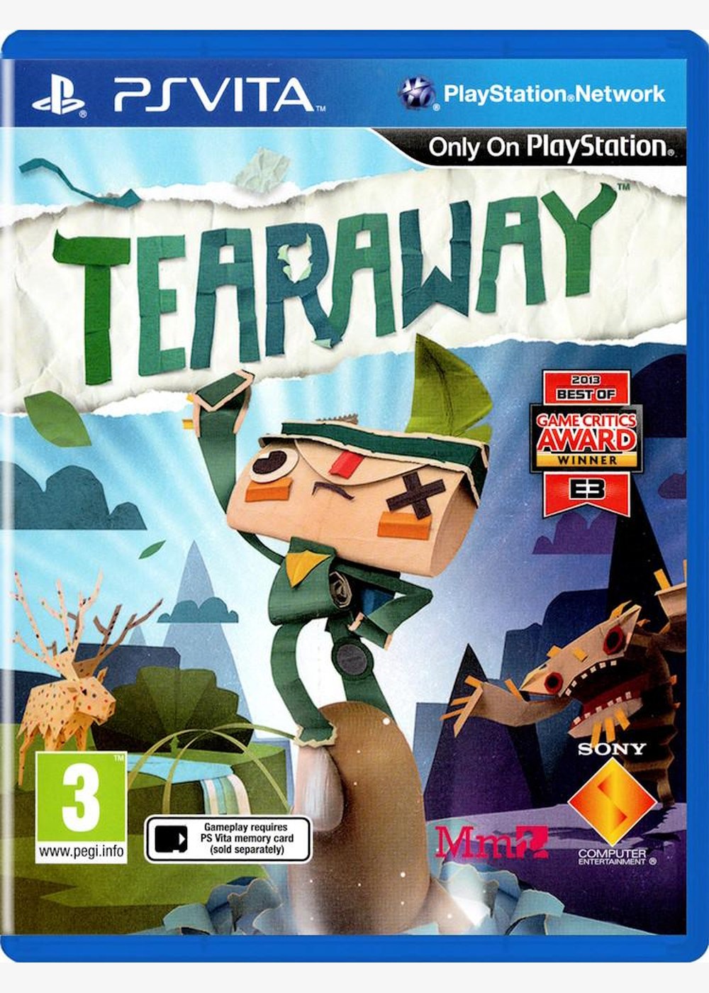 Portada de Tearaway Estándar para PS Vita (ES)