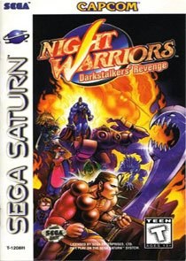 Portada de Night Warriors: Darkstalkers Revenge para Saturn (USA)