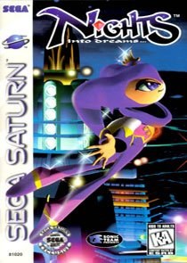 Portada de NiGHTS into Dreams... para Saturn (USA)