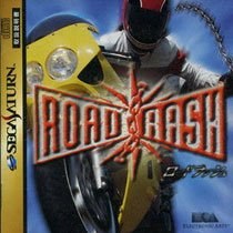 Portada de Road Rash para Saturn (Japón)