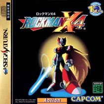 Portada de Rockman X4 para Saturn (Japón)