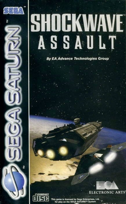 Portada de Shockwave Assault para Saturn (PAL Europa)