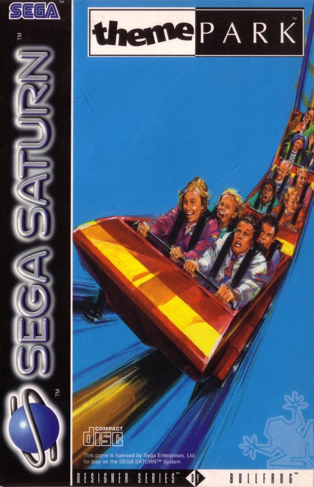 Portada de Theme Park para Saturn (PAL Europa)