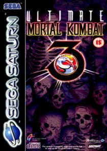 Portada de Ultimate Mortal Kombat 3 para Saturn (PAL Europa)
