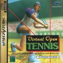 Portada de Virtual Open Tennis para Saturn (Japón)
