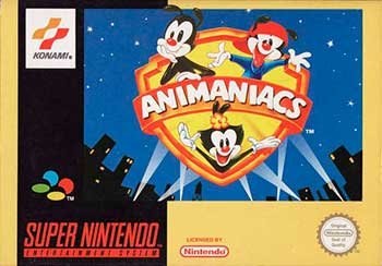 Portada de Animaniacs para SNES (PAL Europa)