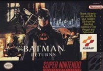 Portada de Batman Returns para SNES (USA)