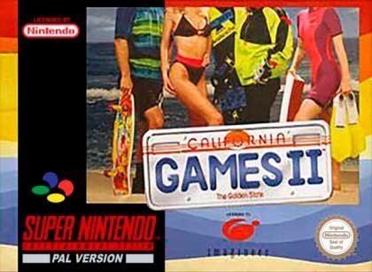 Portada de California Games II para SNES (PAL Europa)
