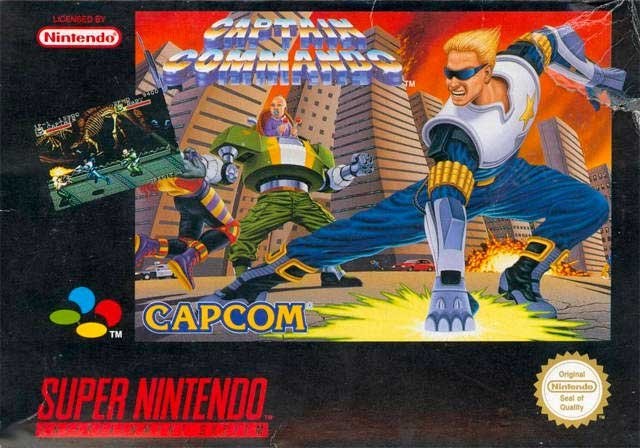 Portada de Captain Commando para SNES (PAL Europa)