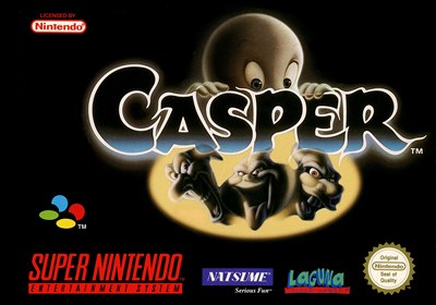 Portada de Casper para SNES (PAL Europa)