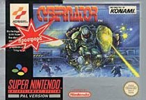 Portada de Cybernator para SNES (PAL Europa)