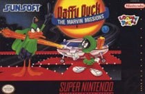 Portada de Daffy Duck Marvin Missions para SNES (USA)