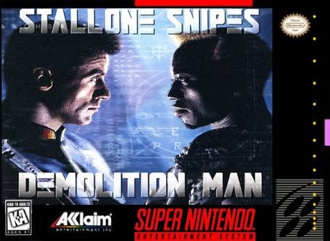 Portada de Demolition Man para SNES (USA)