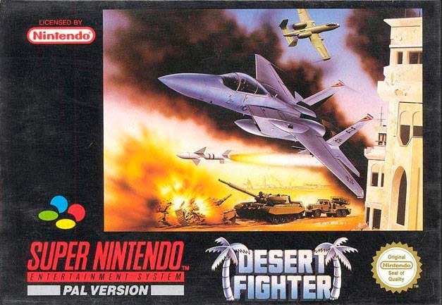 Portada de Desert Fighter para SNES (PAL Europa)