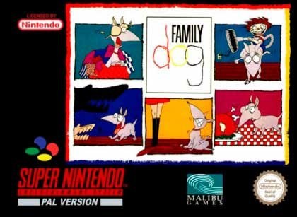 Portada de Family Dog para SNES (PAL Europa)