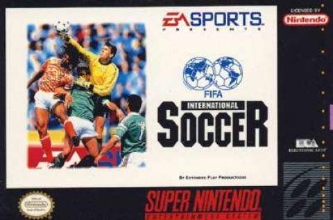 Portada de FIFA International Soccer para SNES (USA)