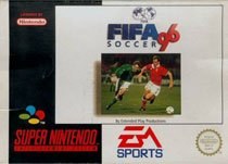Portada de FIFA Soccer 96 para SNES (PAL Europa)