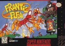 Portada de Frantic Flea para SNES (USA)