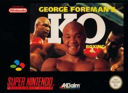 Portada de George Foreman's KO Boxing para Super Nintendo (PAL Europa)