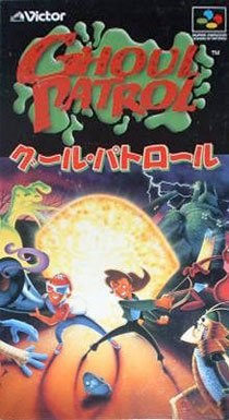 Portada de Ghoul Patrol para SNES (Japón)