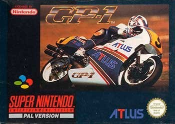 Portada de GP-1 para SNES (PAL Europa)