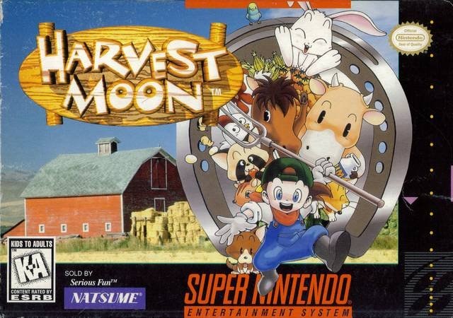 Portada de Harvest Moon para SNES (USA)